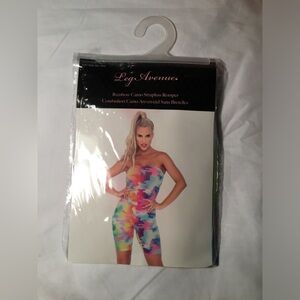 Leg Avenue Multicolor Camouflage Romper